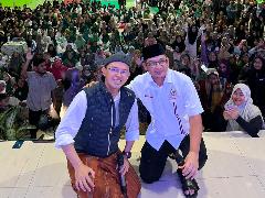 Ribuan Masyarakat Majalengka Padati Ponpes Al-Mizan, Pasha Ungu Hibur dengan Shalawat Sambut Ramadhan