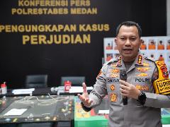 Polrestabes Medan Sikat Puluhan Pelaku Judi, Total 62 Tersangka