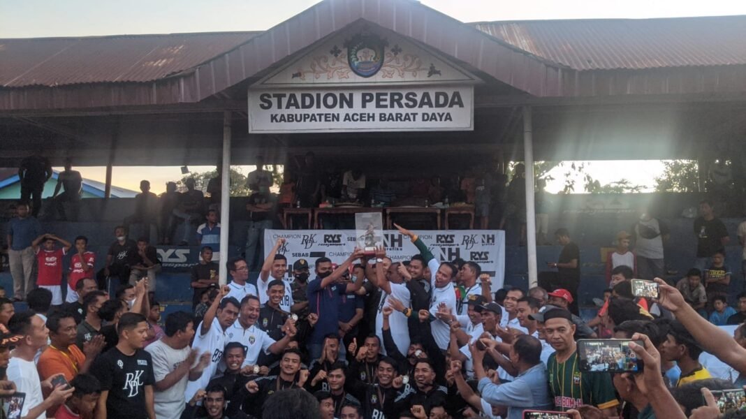 Menang 3-2 Atas Ras, Bom-H Juara Barsela Cup 1 di Abdya Menang 3-2 Atas Ras, Bom-H Juara Barsela Cup 1 di Abdya