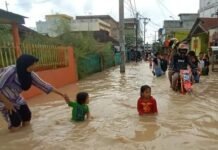 Sungai Meluap, Kota Tebing Tinggi di Sumut Tergenang, Belasan Ribu Warga Terdampak