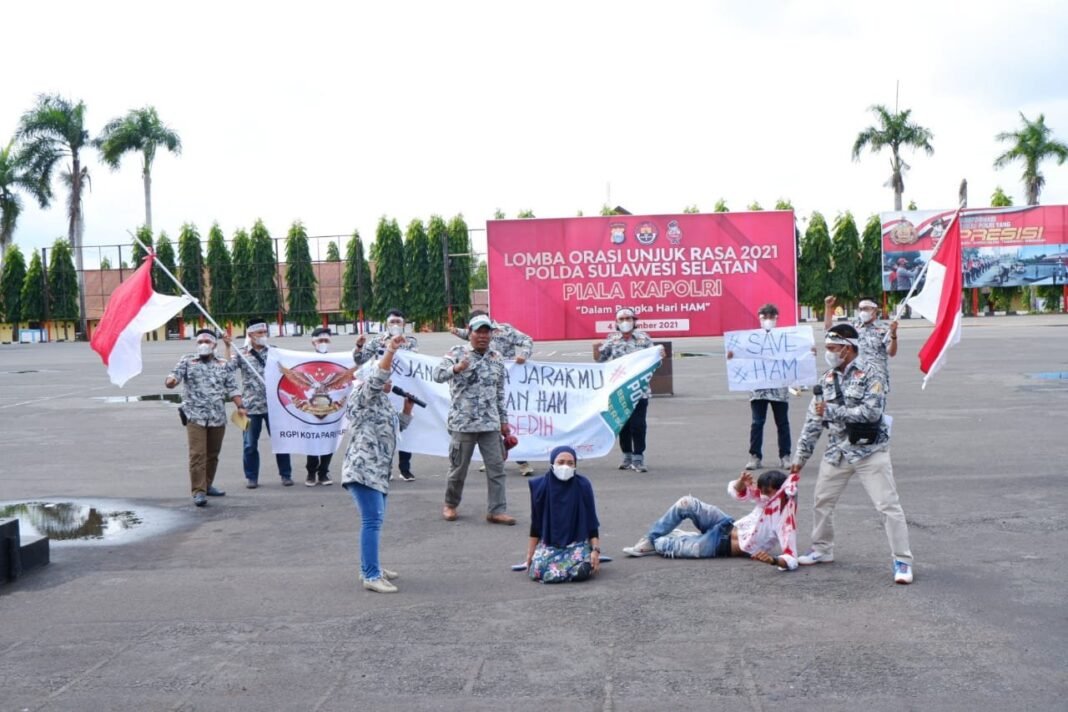 Peringati Hari HAM Sedunia, Polda Sulsel Gelar Lomba Orasi Unjuk Rasa Peringati Hari HAM Sedunia, Polda Sulsel Gelar Lomba Orasi Unjuk Rasa