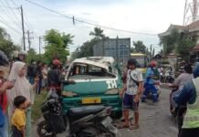 Tiga Kecelakaan Angkot di Medan Gegara Aksi Ugal-ugalan Sopir