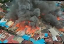 Kebakaran Hebat Melanda Pemukiman Padat Penduduk di Balikpapan