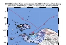 Gempa Magnitudo 4,5 Guncang Kota Sorong, BMKG: Tak Berpotensi Tsunami
