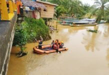 Perahu Bermuatan 6 Orang Terbalik di Madina Sumut, 2 Meninggal 1 Masih Hilang