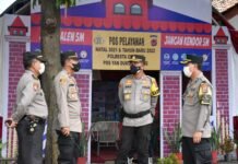 Kapolresta Cirebon Cek Sarana dan Prasarana Pos Pam Nataru