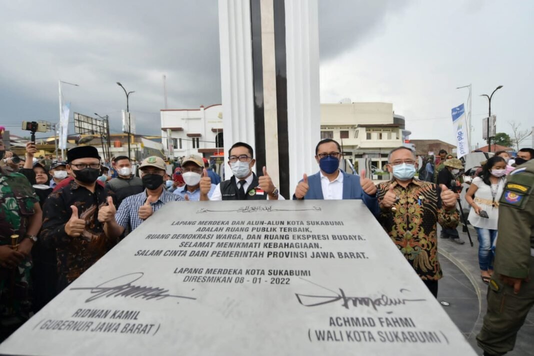 Alun-alun dan Lapangan Merdeka Kota Sukabumi Diresmikan Alun-alun dan Lapangan Merdeka Kota Sukabumi Diresmikan