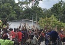 Tiga Warga Terluka dan Dua Rumah Dibakar Akibat Bentrok Antar Warga Lanny Jaya dan Warga Nduga