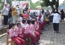 Capaian Vaksinasi Anak Usia 6-11 Tahun di Indramayu Sudah Tembus 87,04 persen