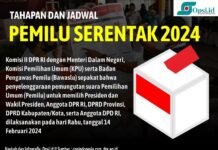 Infografis: Tahapan dan Jadwal Pemilihan Umum Serentak Tahun 2024