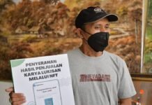 Lukisan Kaligrafi Seniman Bandung Laku Terjual Rp 4,2 Juta di NFT