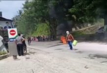 Motor di Polman Meledak, Pengendara Ikut Terbakar