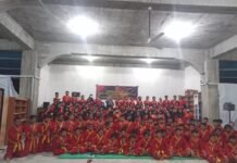 Tapak Suci Putera Muhammadiyah Mamuju Gelar Ujian Kenaikan Tingkat