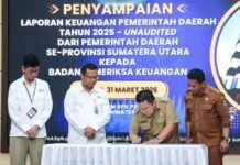 Wesly Silalahi Serahkan LKPD Unaudited TA 2025 Pemko Siantar ke BPK Perwakilan Sumut wesly silalahi