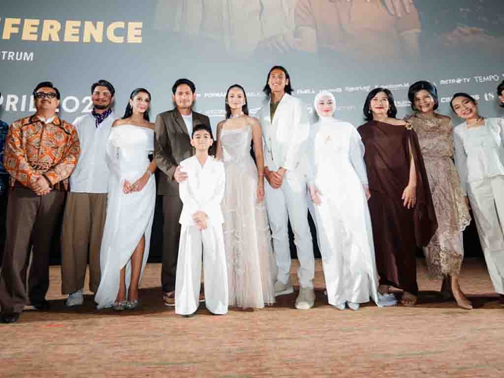Suasana konferensi pers film Kupeluk Kamu Selamanya. (Foto: Istimewa)