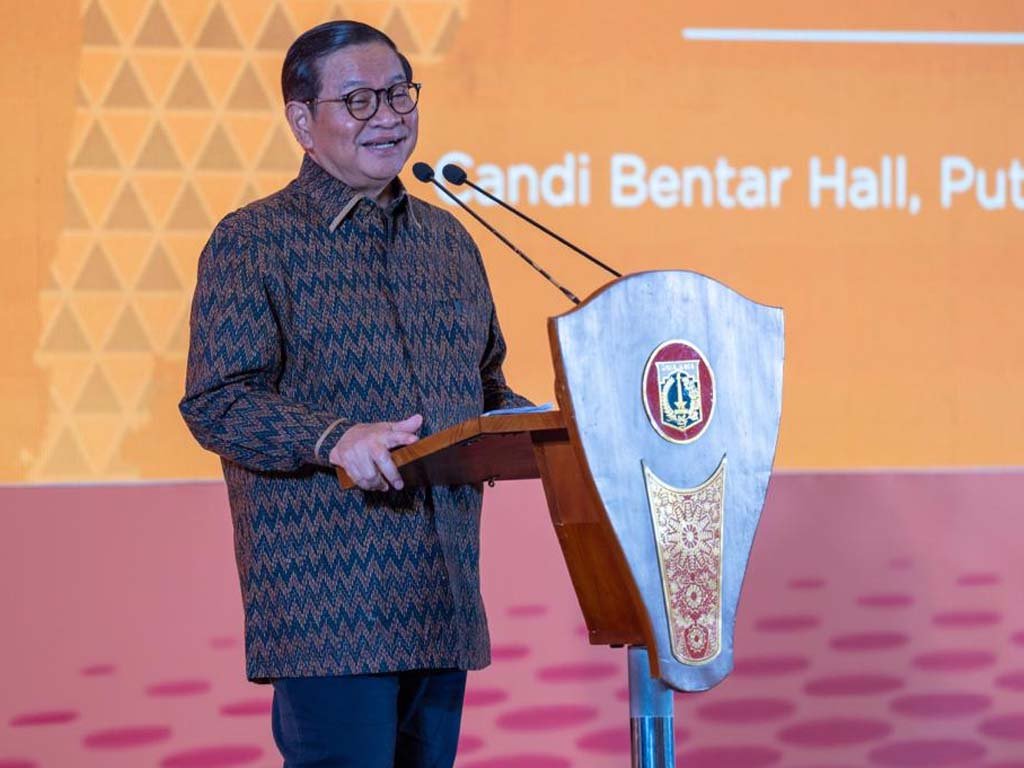Gubernur DKI Jakarta, Pramono Anung saat menghadiri BUMD Leader's Forum di Jakarta. (Foto: Istimewa)