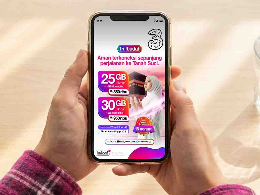 Ilustrasi paket provider Indosat Tri. (Foto: Istimewa)