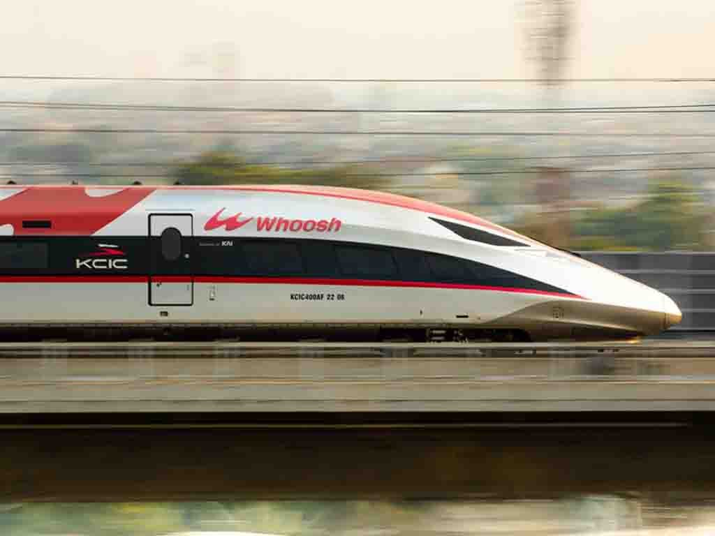 Ilustrasi kereta cepat, Whoosh. (Foto: Istimewa)