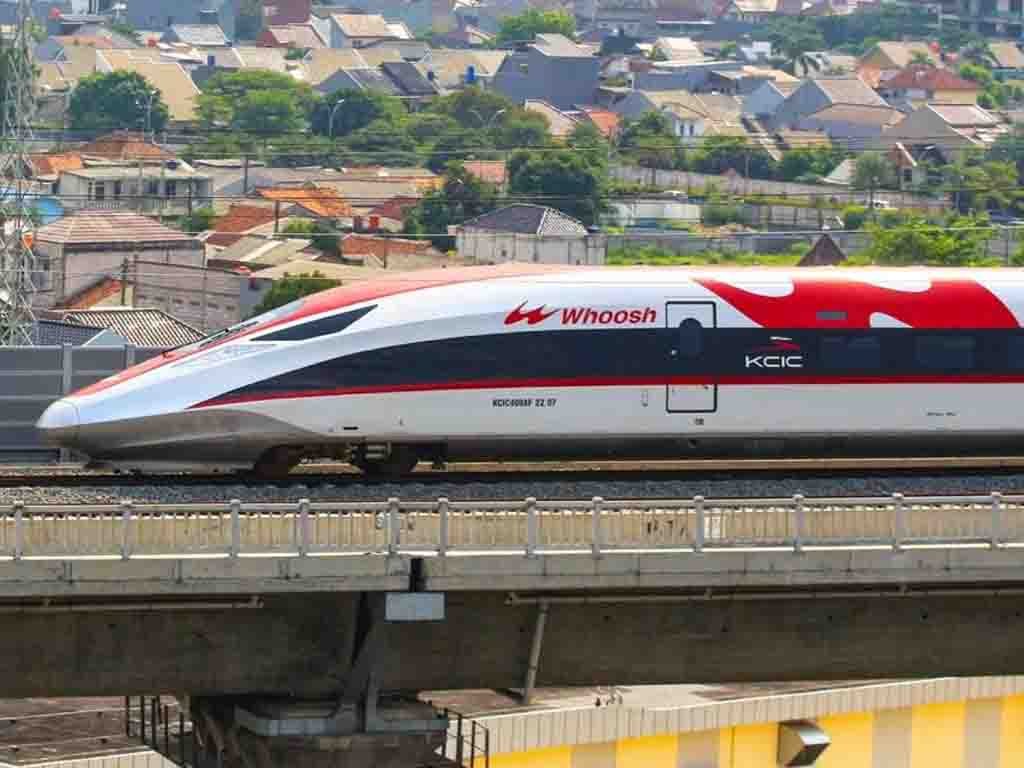 Ilustrasi kereta cepat, Whoosh. (Foto: Istimewa)