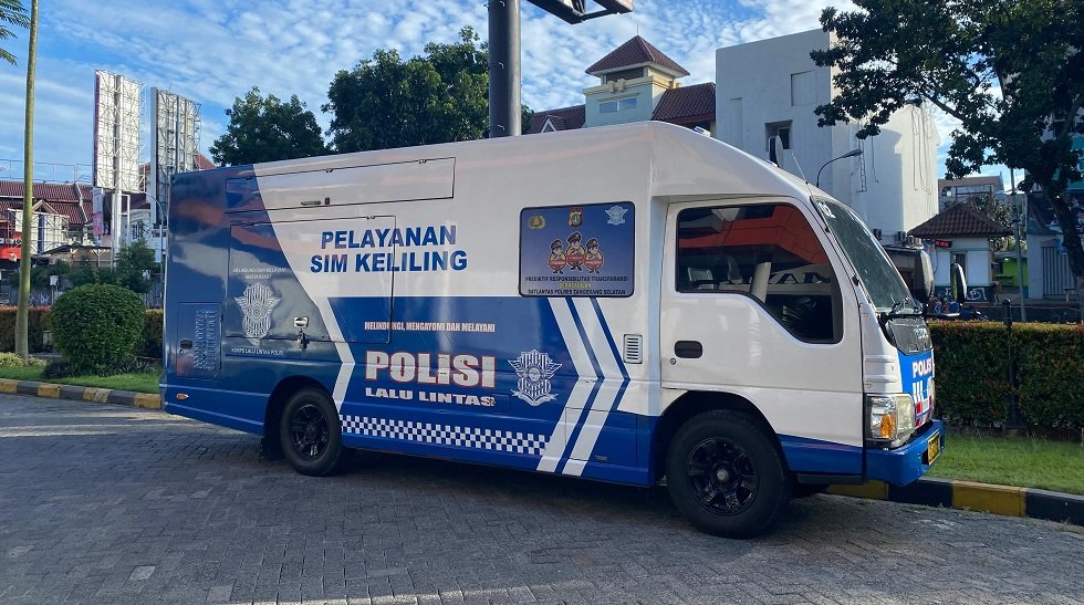 Mobil SIM keliling. (Foto: Dok. SIM Keliling)