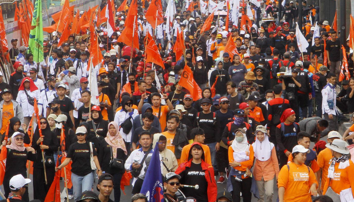 isu viral di Indonesia salah satunya aksi buruh dalam May Day 2026.