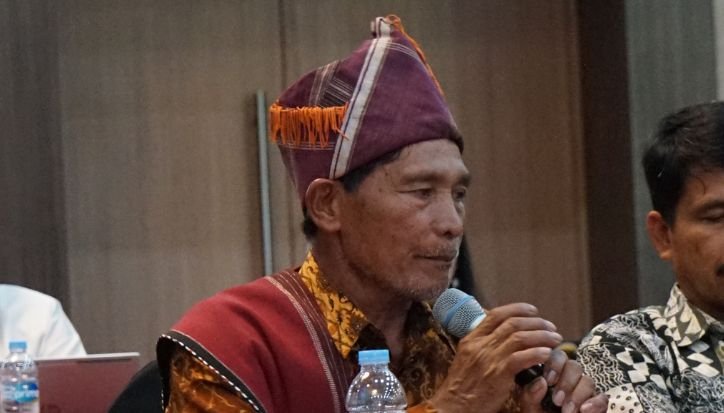 perwakilan masyarakat adat dalam forum Baleg DPR.