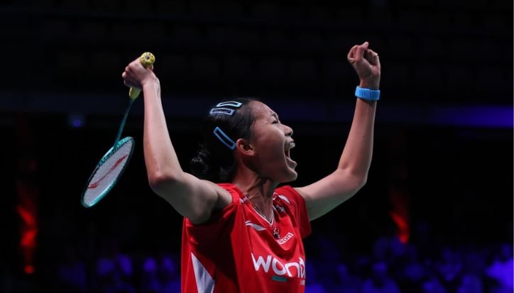 Tim Uber Indonesia lolos ke semifinal berkat penampilan solid Putri Kusuma Wardani dkk.