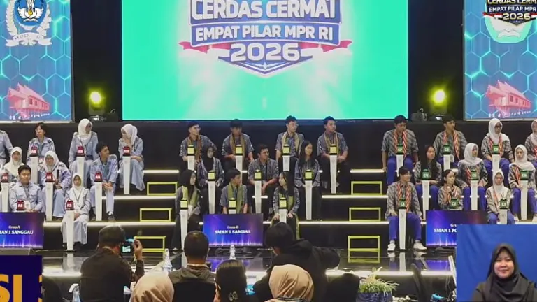 Viral Salah Nilai Lomba Cerdas Cermat MPR RI di Kalimantan Lomba Cerdas Cermat di Pontianak. (Foto: Ist)