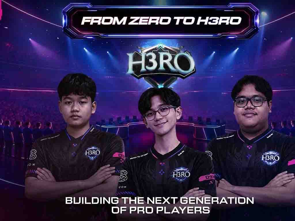 Poster H3RO Esports. (Foto: Istimewa)