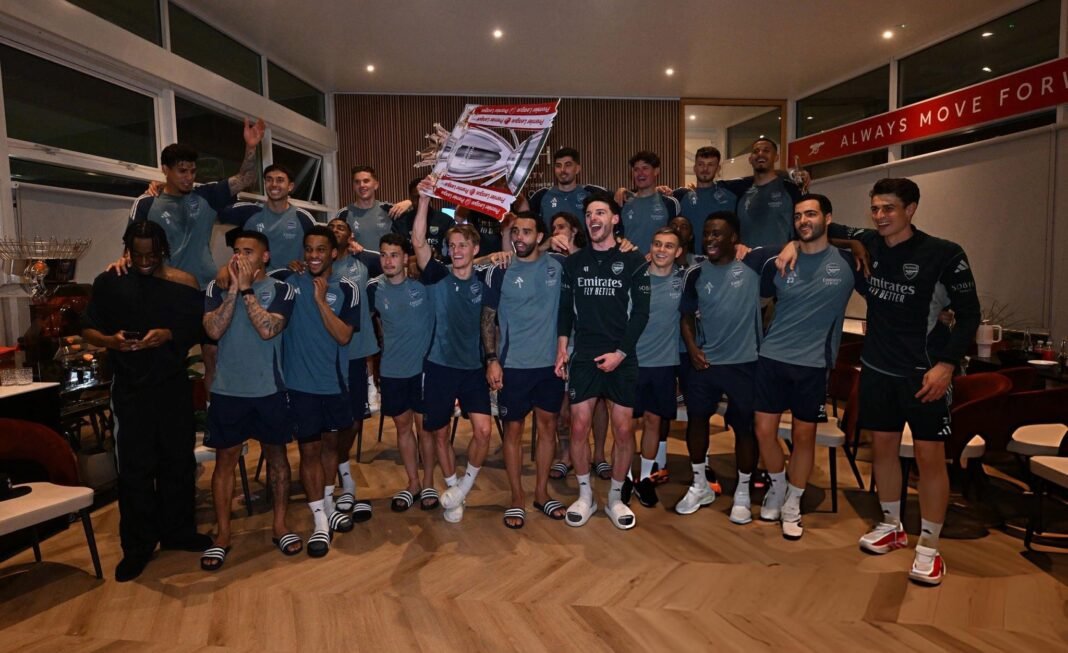 Mancester City Tertahan, Arsenal Akhirnya Juara Liga Inggris Arsenal juara liga Inggris musim 2025/2026. (Foto: X/@arsenal)