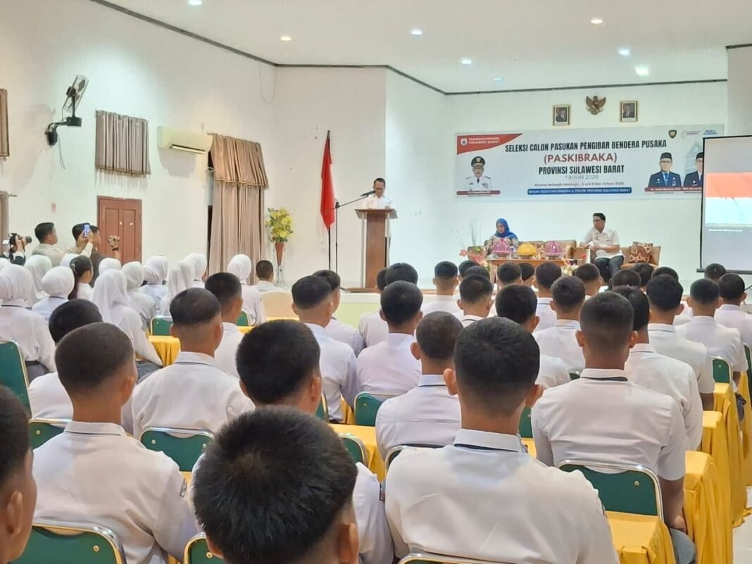 Seleksi Paskibraka Sulawesi Barat. (Foto: Opsi/Eka Musriang)