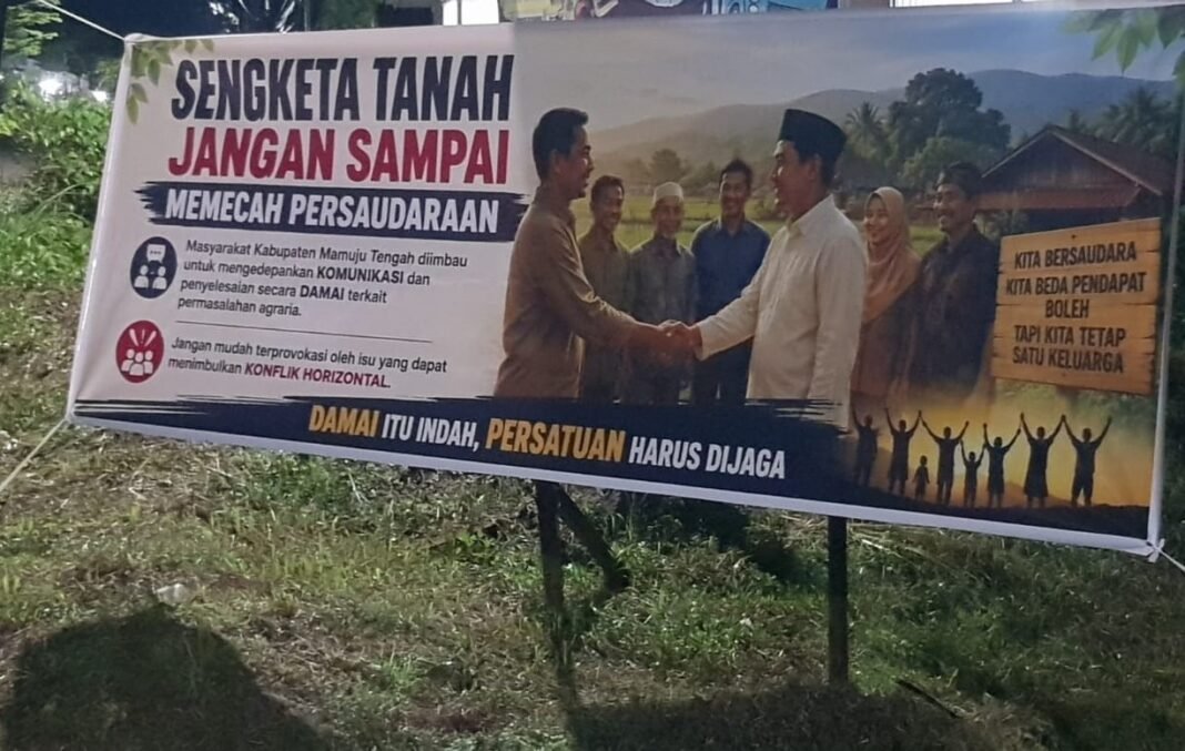Cegah Konflik Horizontal, Pemkab Mateng Kedepankan Dialog dalam Sengketa Agraria Sengketa tanah di Mamuju Tengah. (Foto: Opsi/Eka)