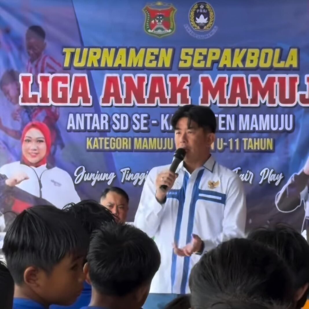 Turnamen Antar SD di Mamuju Jadi Langkah Penguatan Sepakbola Usia Dini Ketua PSSI Mamuju, Febrianto Wijaya