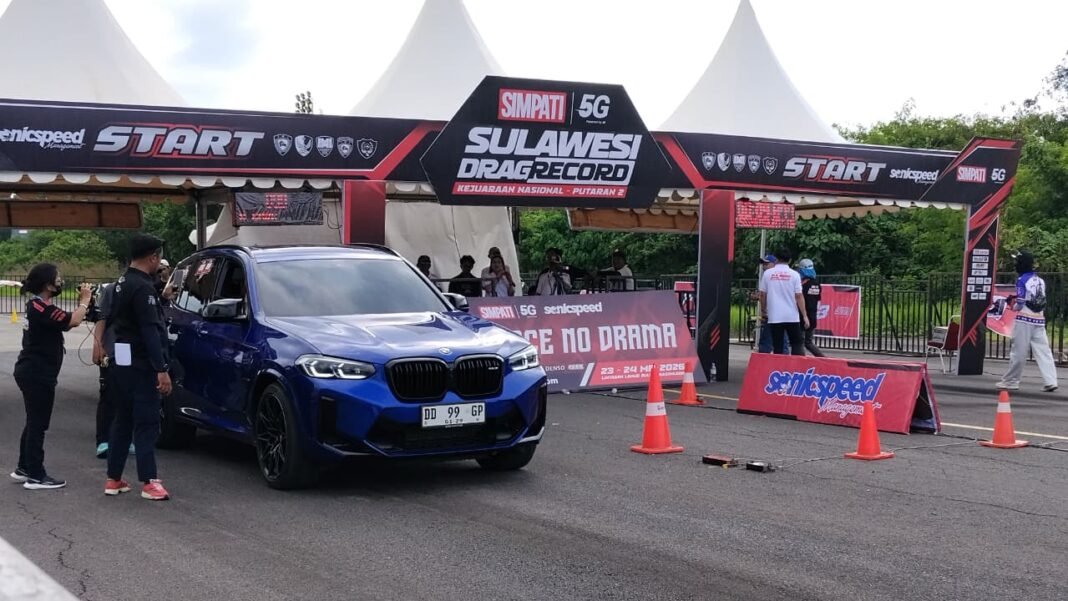 Kejuaraan Nasional (Kejurnas) Drag Race Putaran II yang berlangsung di Lintasan Lanud Sultan Hasanuddin, Makassar, 23 hingga 24 Mei 2026
