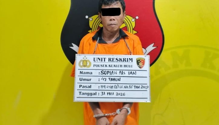 Siasat Licik Pengedar Sabu di Labura Terbongkar, Sembunyikan Barang Bukti di Dalam Topi Narkoba