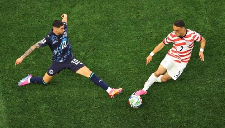 Balogun Menggila, Amerika Serikat Unggul Telak 3-0 atas Paraguay di Babak Pertama Balogun