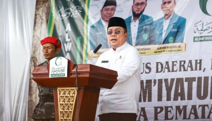 Wesly Hadiri Pelantikan Al Washliyah Siantar, Serahkan Santunan Anak Yatim Rp15 Juta Al Washliyah
