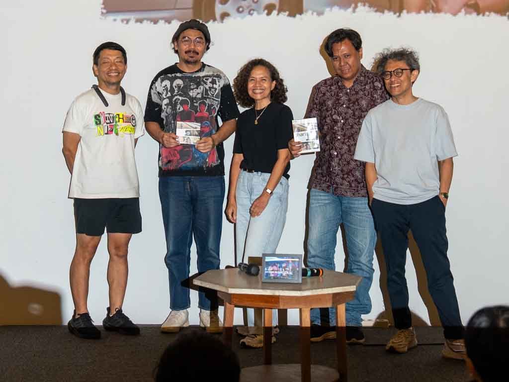 Suasana perilisan album soundtrack ikonik film 3 Hari Untuk Selamanya karya Riri Riza dan Mira Lesmana dalam format vinyl oleh demajors. (Foto: Istimewa)
