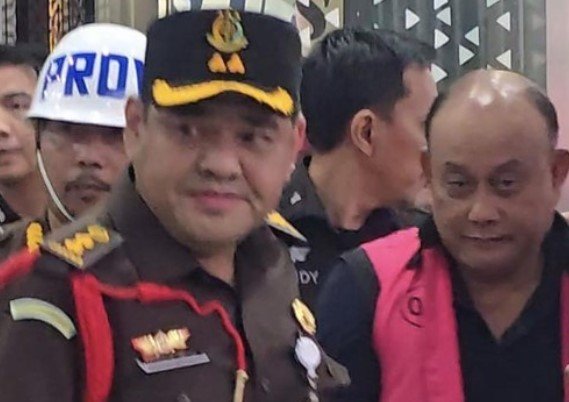 Dadan Hindayana resmi ditahan. (Foto: KompasTV)