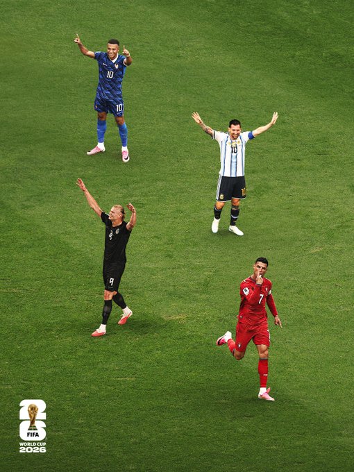 Foto Epik FIFA Tampilkan Messi, Ronaldo, Mbappe dan Haaland, Picu Antusiasme Penggemar Piala Dunia 2026 Foto