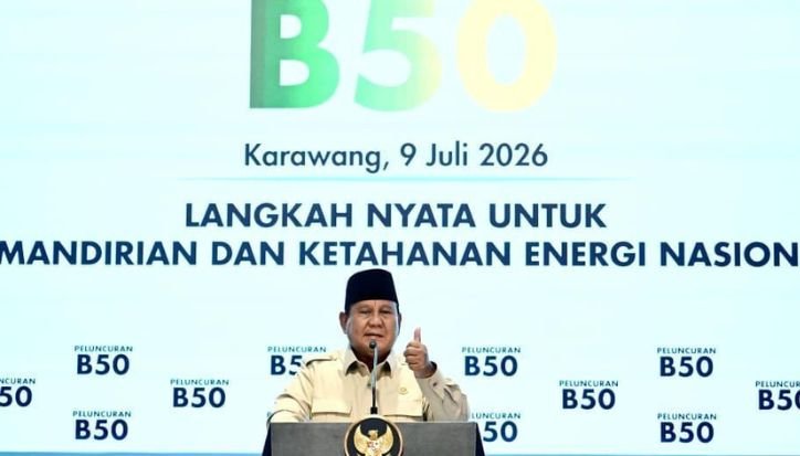 Prabowo: Biodiesel B50 Bikin Indonesia Jadi Sorotan Dunia, Emisi Karbon Turun 44 Juta Ton Prabowo Subianto