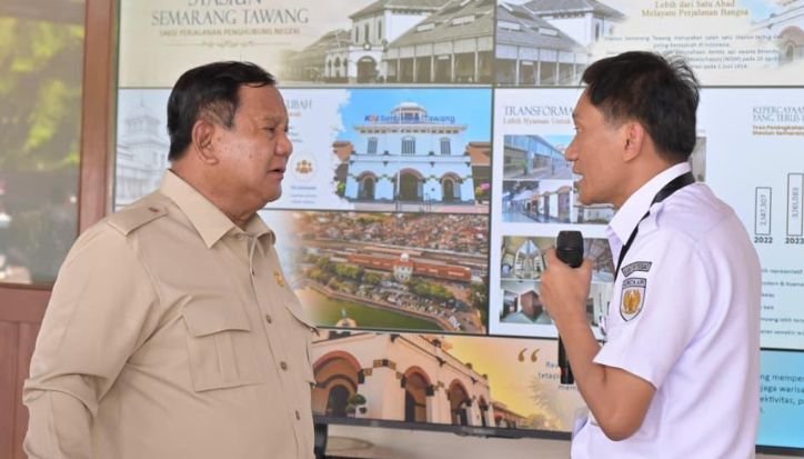 Revitalisasi Stasiun Semarang Tawang Rampung 330 Hari, Bangunan Berusia 112 Tahun Kembali ke Wajah Asli Prabowo dan Dirut KAI