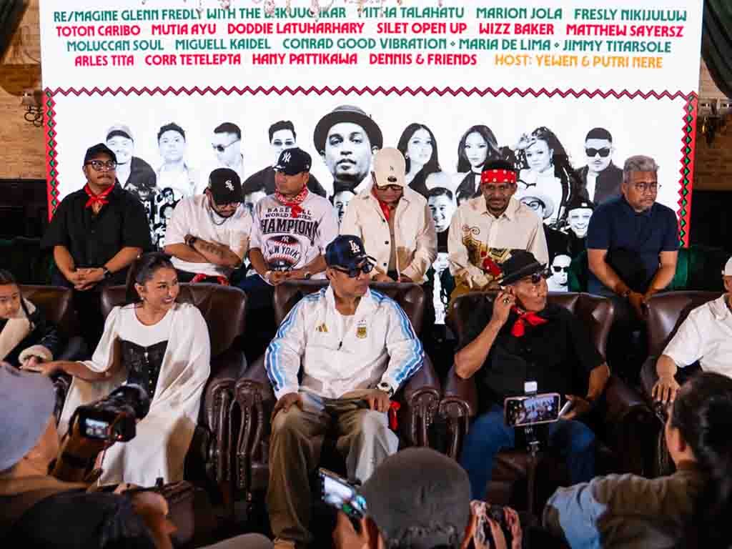 Festival Glenn Fredly Kembali Ke Timur Siap Jadi Perayaan Musik, Budaya, dan Cinta di Jakarta Konferensi pers festival musik Glenn Fredly Kembali Ke Timur. (Foto: Istimewa)