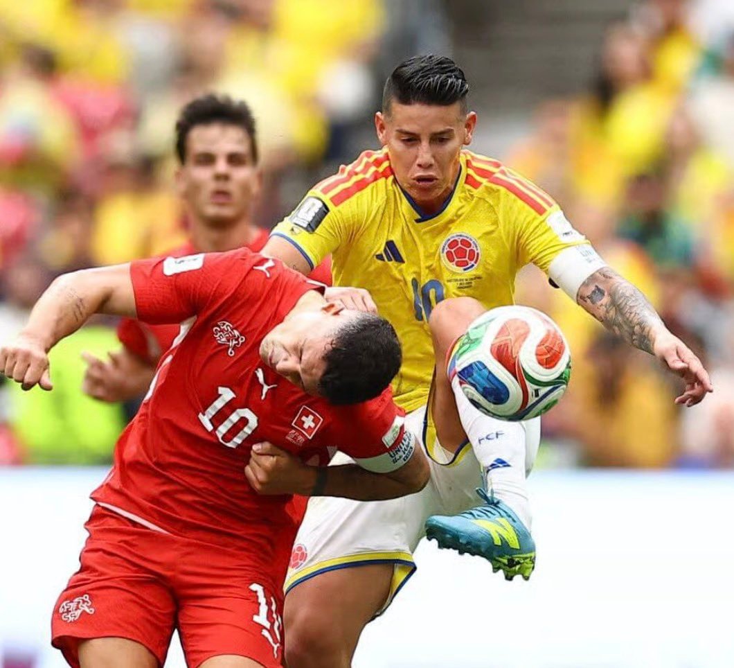 Drama 120 Menit! Swiss Tumbangkan Kolombia dan Bertemu Argentina Kolombia kalah lawan Swiss. (Foto: X/FIFA)