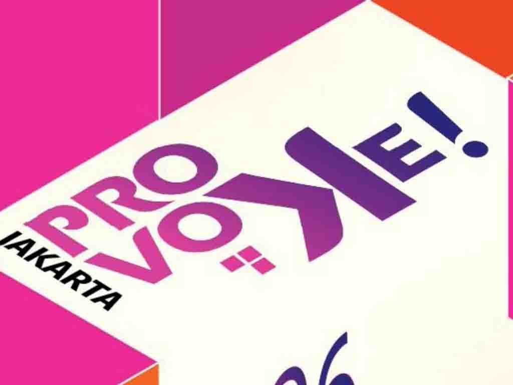 Artpora Gelar Pameran Jakarta Provoke! 2026 di Taman Menteng Poster dan logo pameran Jakarta Provoke! 2026. (Foto: Istimewa)