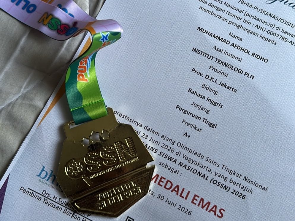 Mahasiswa ITPLN Raih Emas Olimpiade Sains Nasional 2026, Taklukkan Kampus Top Mahasiswa ITPLN Raih Emas Olimpiade Sains Nasional 2026, Taklukkan Kampus Top