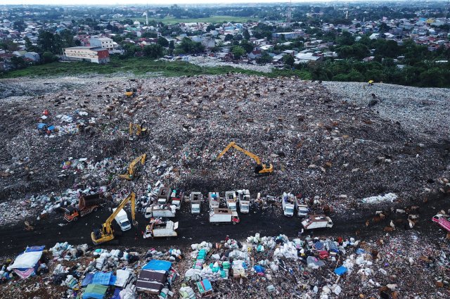 TPA Antang kecamatan Manggala, kota Makassar. (Foto: Opsi)