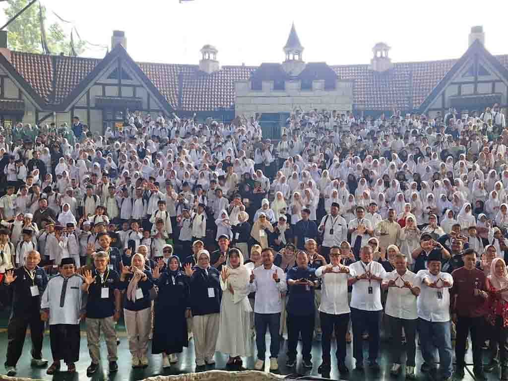 Gema Tadarus 2026 bersama 1.000 anak yatim saat HUT ke-41 Dufan, Ancol. (Foto: Istimewa)