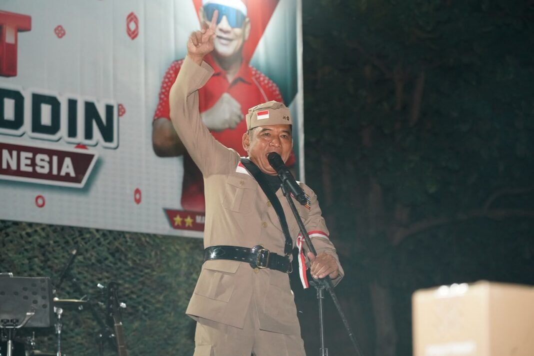 Pesta Rakyat HUT ke-81 RI, Pangdam Hasanuddin Ingatkan Prajurit Selalu Hadir untuk Rakyat Pangdam XIV/Hasanuddin Mayjen TNI Bangun Nawoko. (Foto: Kodam hasanuddin)
