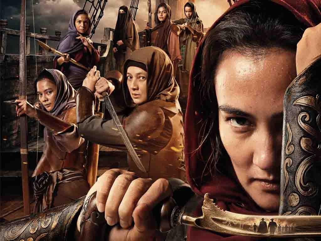 Dibintangi Atiqah Hasiholan, Film Pasukan 1000 Janda Angkat Kisah Malahayati Poster film Pasukan 1000 Janda. (Foto: Istimewa)